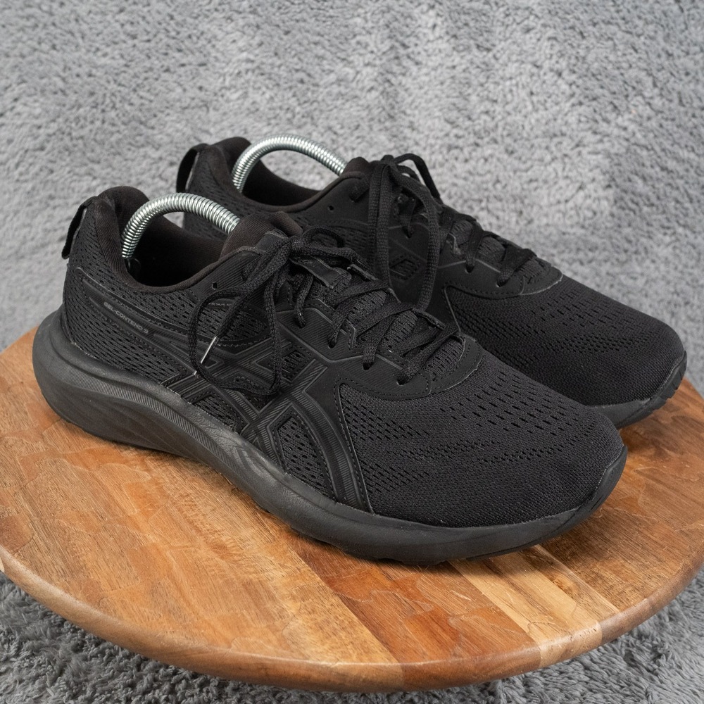 ASICS Gel-Contend 9‎ Running Shoes Mens 10 Black Good Athletic Sneakers 1011B881